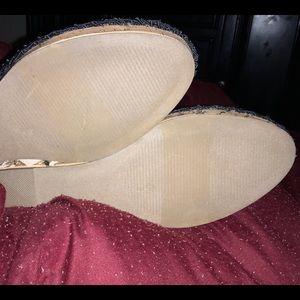 APT 9 9.5 CLOSED TOE COLTH  CORK SHOES